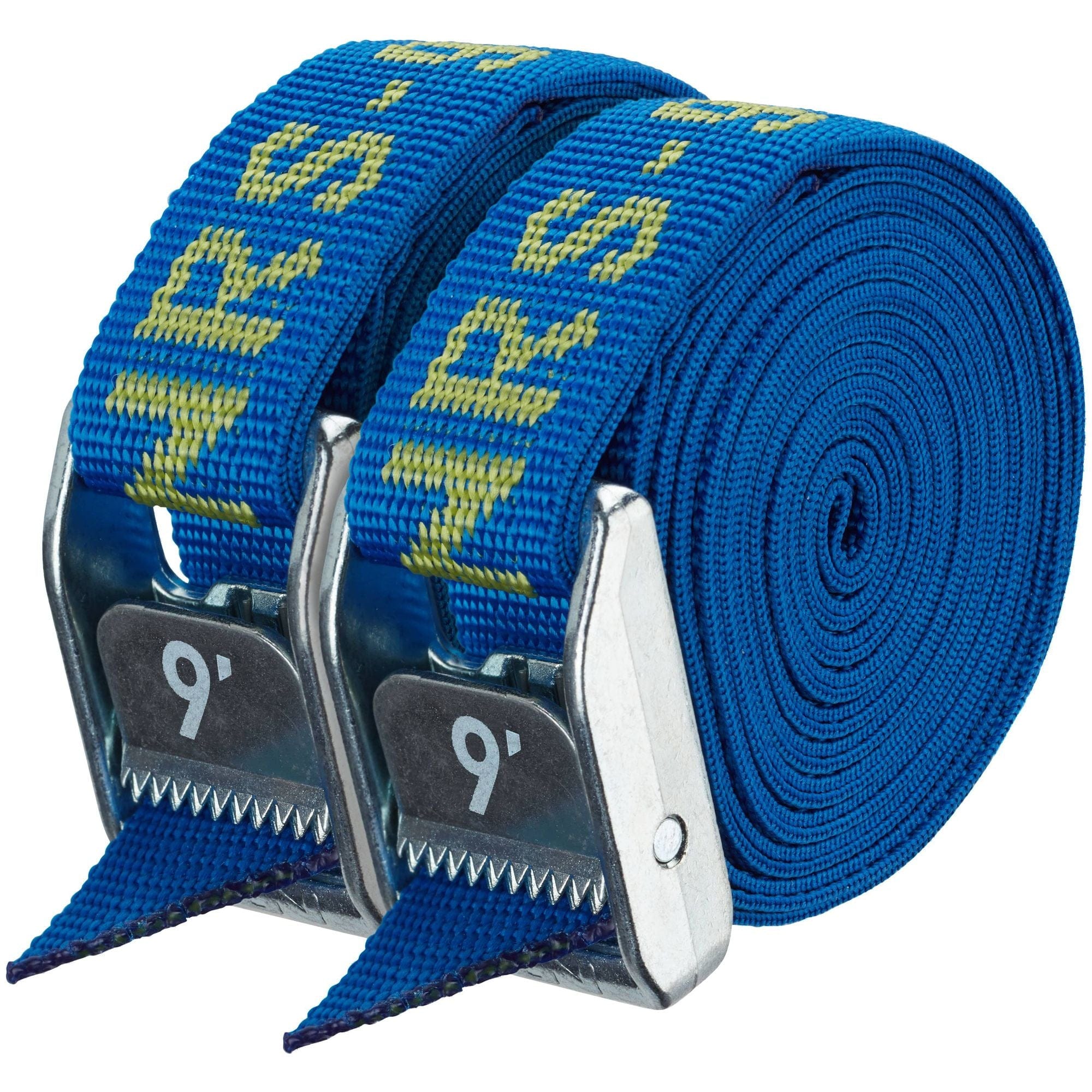 NRS 1" Heavy Duty Tie - Down Straps Pair, Straps, NRS, Blue, 9', at Festive Water Paddlesports