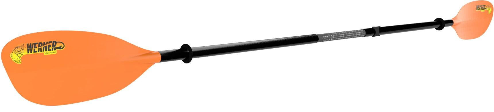 Werner Tybee FG Hooked 2pc Leverlock Adjustable Kayak Paddle - Festive Water