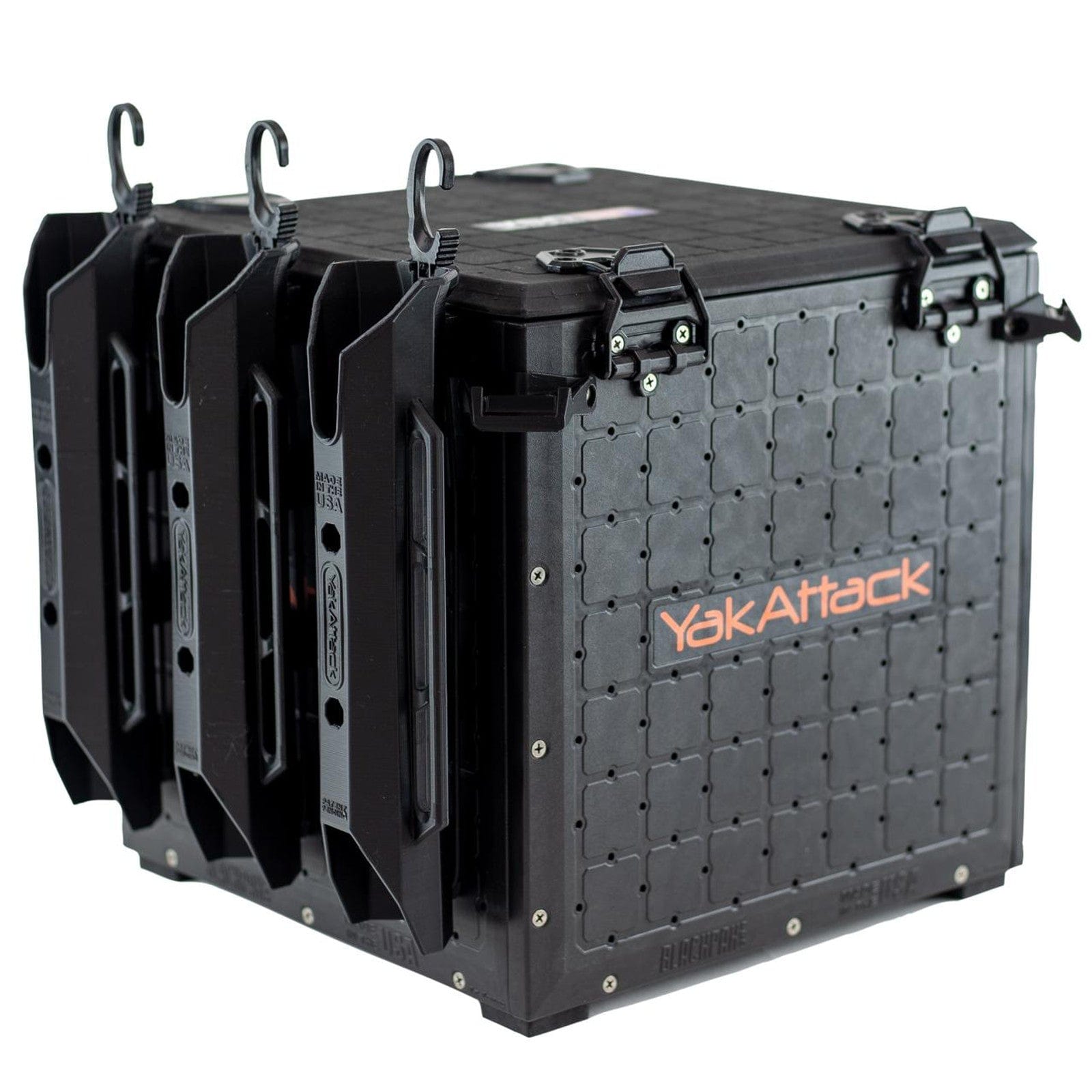 YakAttack BlackPak Pro Kayak Fishing Crate, Kayak Crate, YakAttack, 13" x 13", Black, at Festive Water Paddlesports
